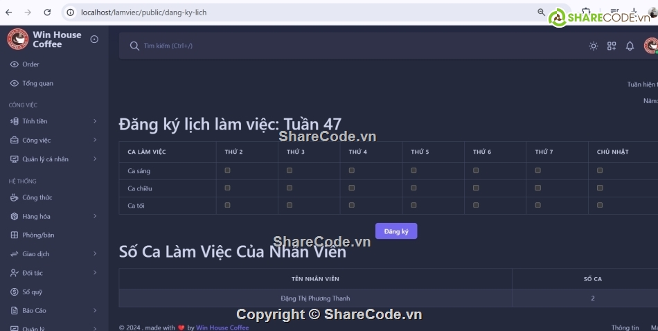 quản lý bán hàng,Laravel,SQL,quản lý,code bán hàng